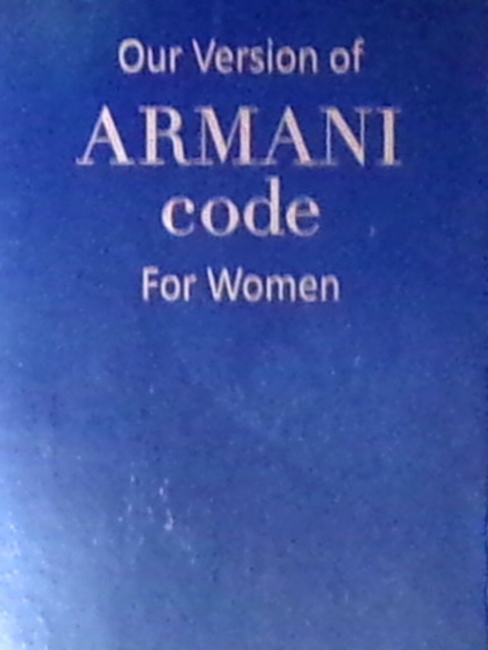 Cristal Collection Our Version of Armani Code for Men 2.75 Fl Oz
